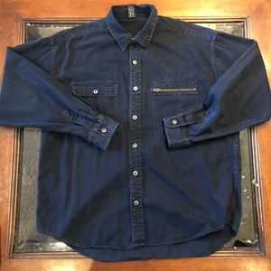 Men's XL VINTAGE Looney Toons Denim Shirt/Jacket